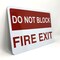 Safe Handler Do Not Block Fire Exit Sign Metal Fire Safety Sign (5-Pack) BLSH-FESIGN - alternate 2